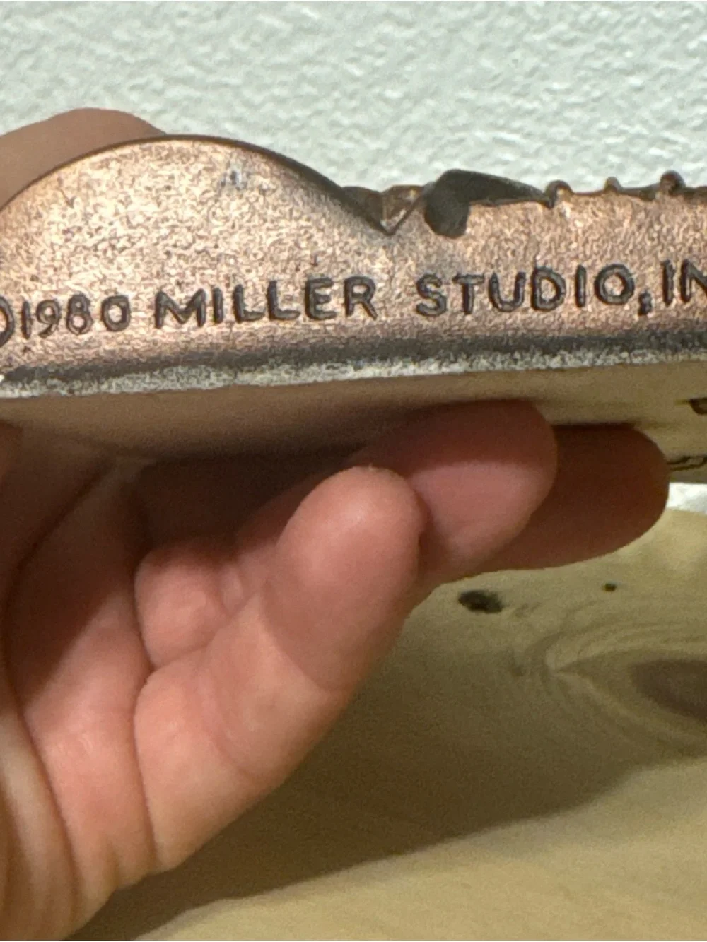 Vintage Miller Studio Country Barn Wall Thermometer Plaque 1980 USA Cottage Core